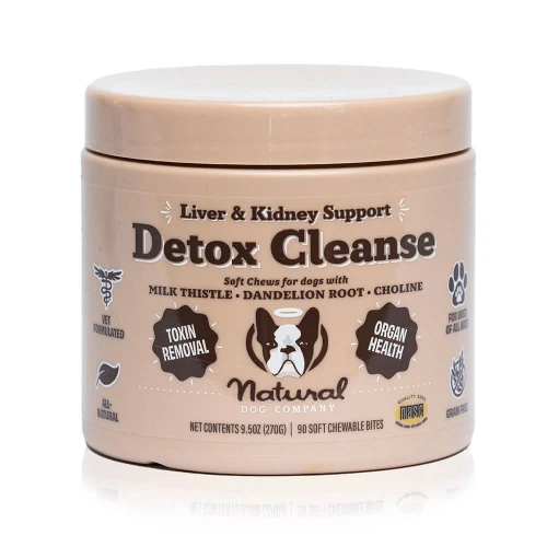 Natural Dog Company Detox Cleanse Supplement Chews 90ct