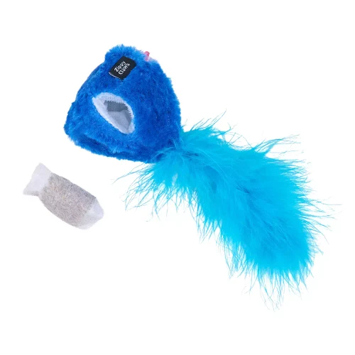 Zippy Paws Bushy Throw Mouse