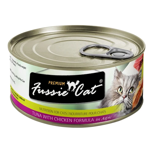 Fussie Cat Tuna with Chicken Formula in Aspic 5.5oz
