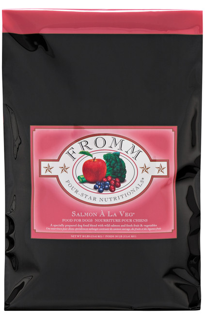 Fromm Four-Star Salmon À La Veg Dog Recipe