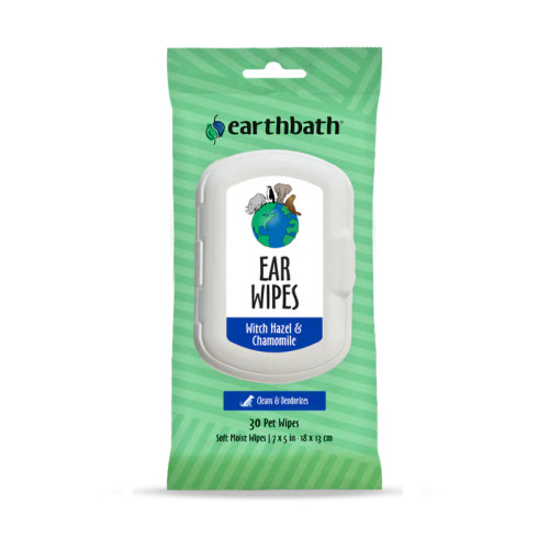 Earthbath Ear Wipes 25ct