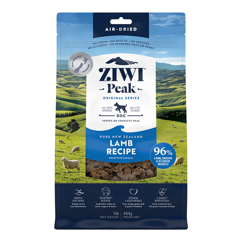 ZIWI Peak Air-Dried Lamb Recipe For Dogs 16oz