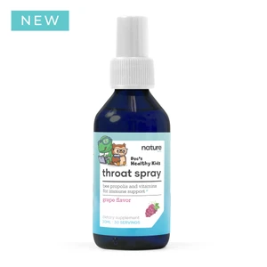 Nature Wins Kids Throat Spray - Grape