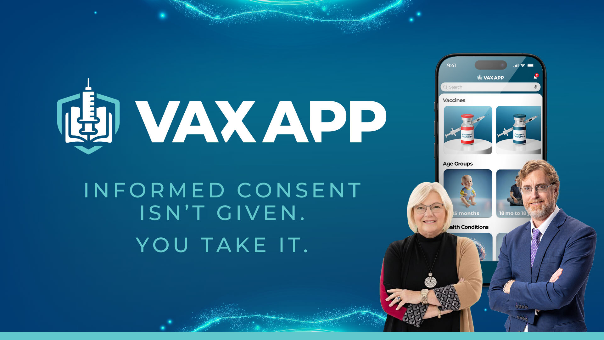 VaxApp by Dr. Bryan Ardis and Dr. Sherri Tenpenny