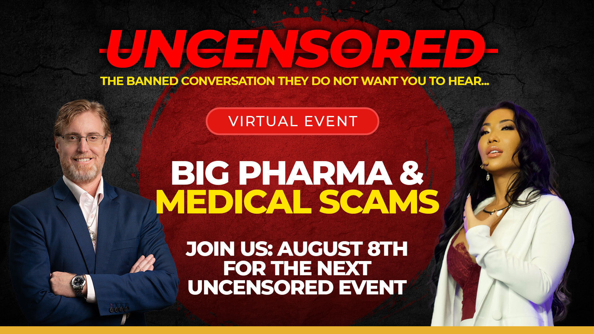 Uncensored Virtual Events with Dr. Bryan Ardis and Elisabeth Carson