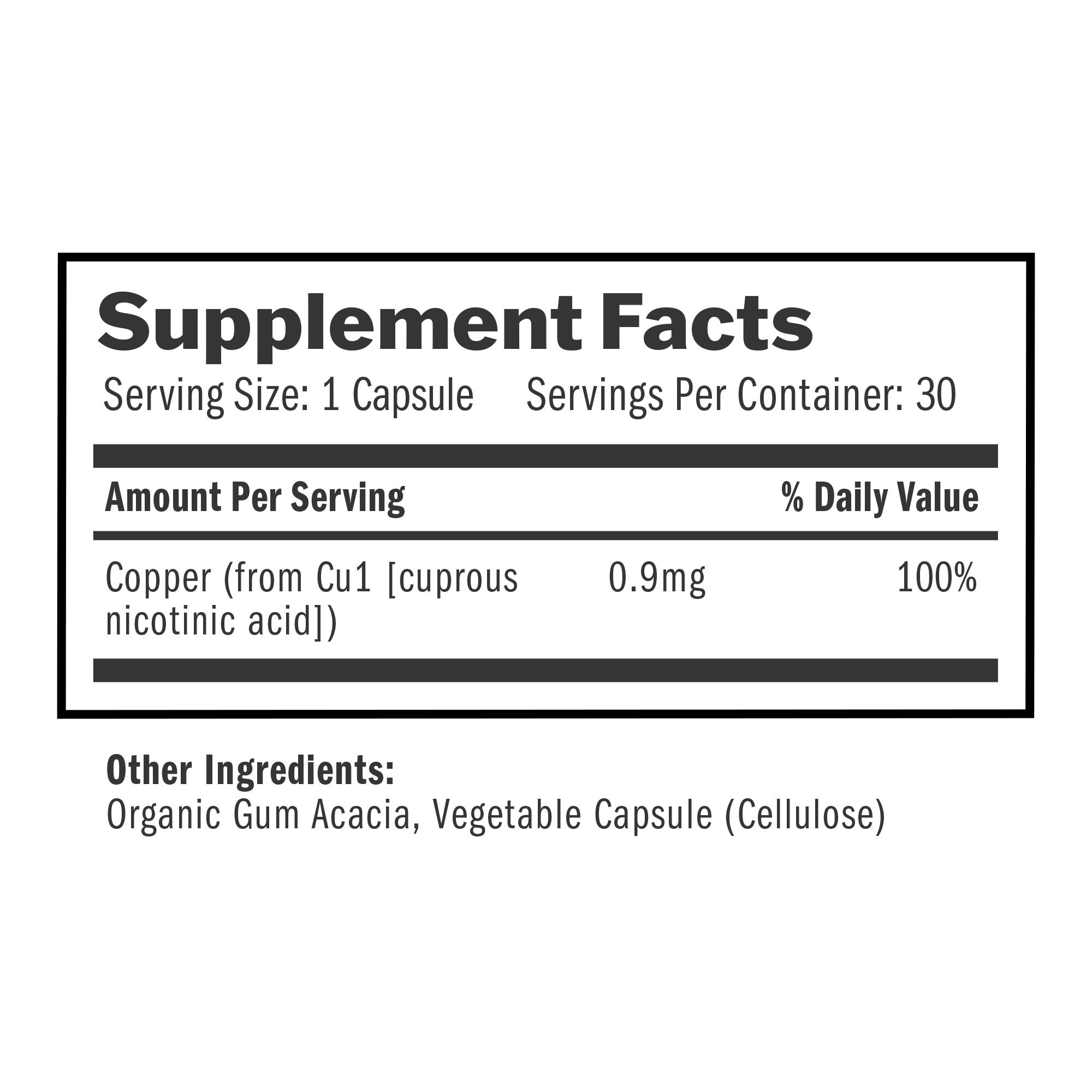 Bio-Active Copper (30 Count)