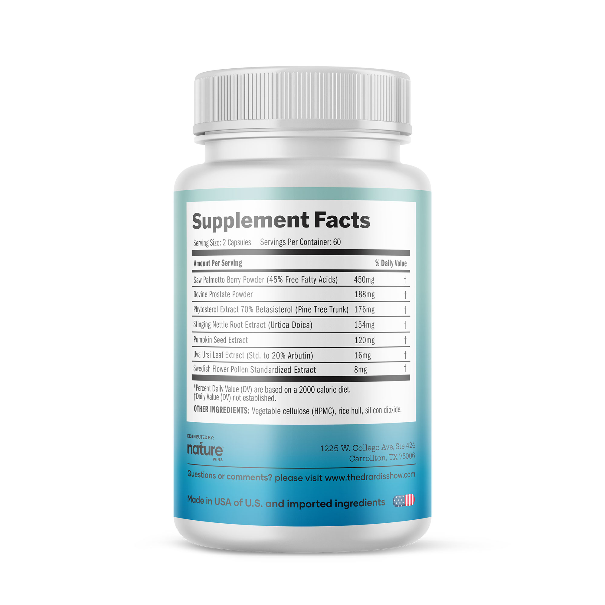 Nature Wins Prostate Pro (120 Count)