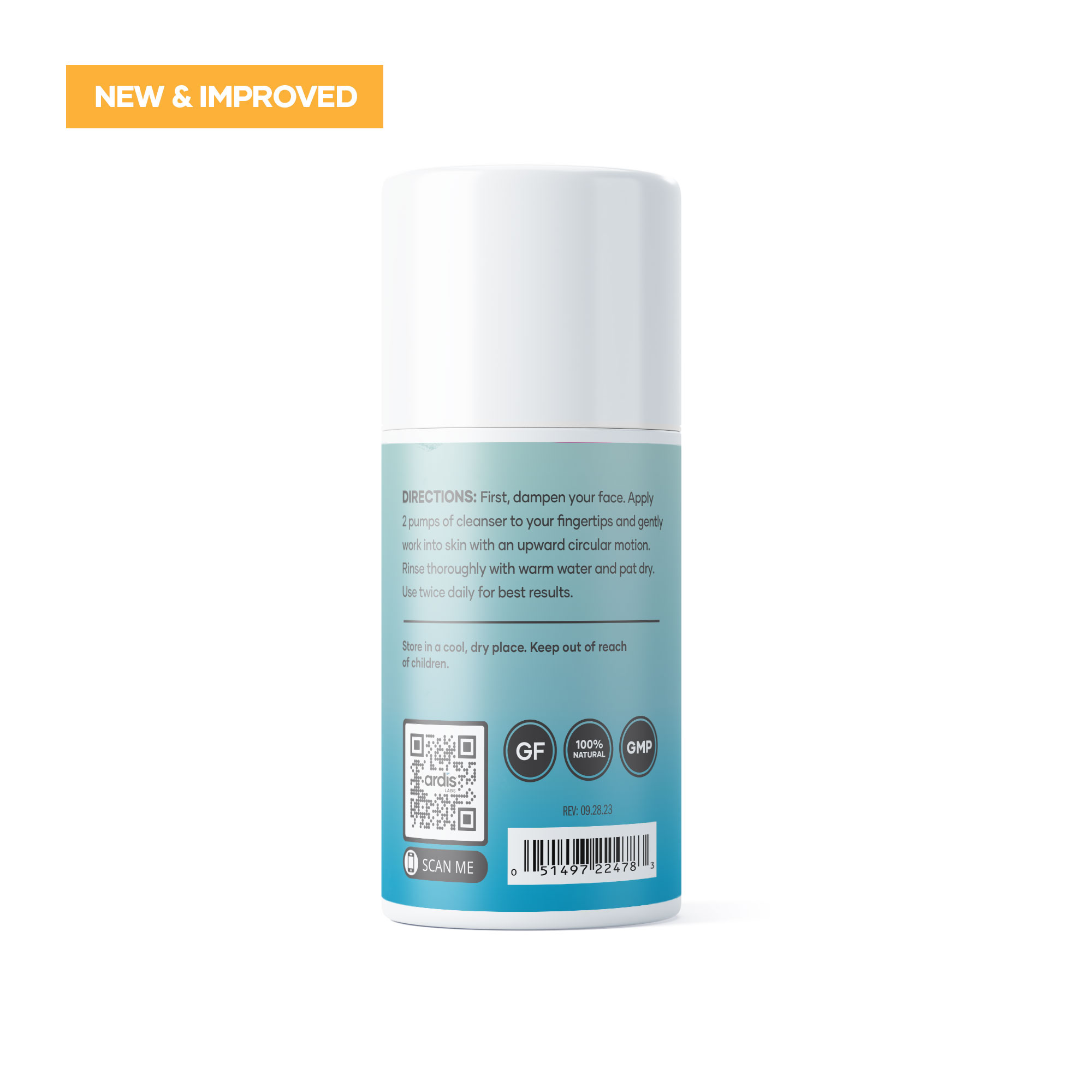 Nature Wins Clear Skin Daily Cleanser - Contains Aloe, Lavender, Lemongrass & Tea Tree Essential Oils - 1.69 fl. oz (50ml)