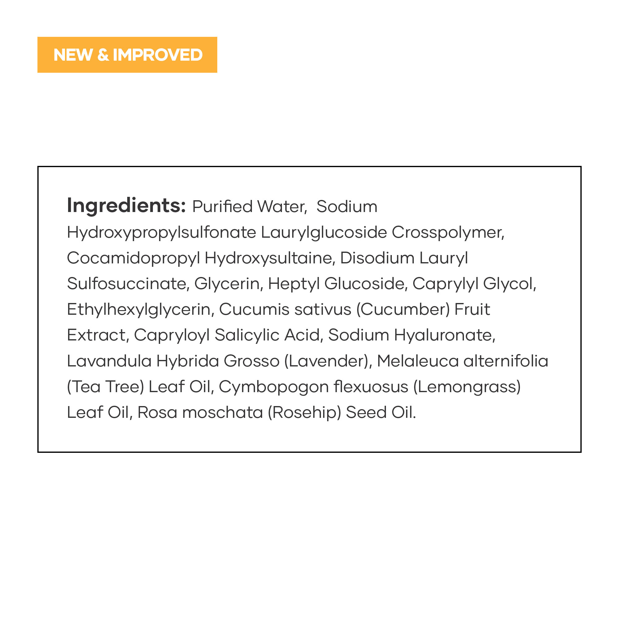 Nature Wins Clear Skin Daily Cleanser - Contains Aloe, Lavender, Lemongrass & Tea Tree Essential Oils - 1.69 fl. oz (50ml)