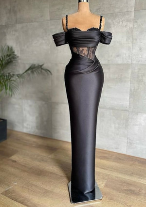 Tabja Midnight Black Evening Gown