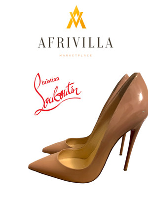 Christian Louboutin So Kate (Nude) 120 mm Patent Pumps