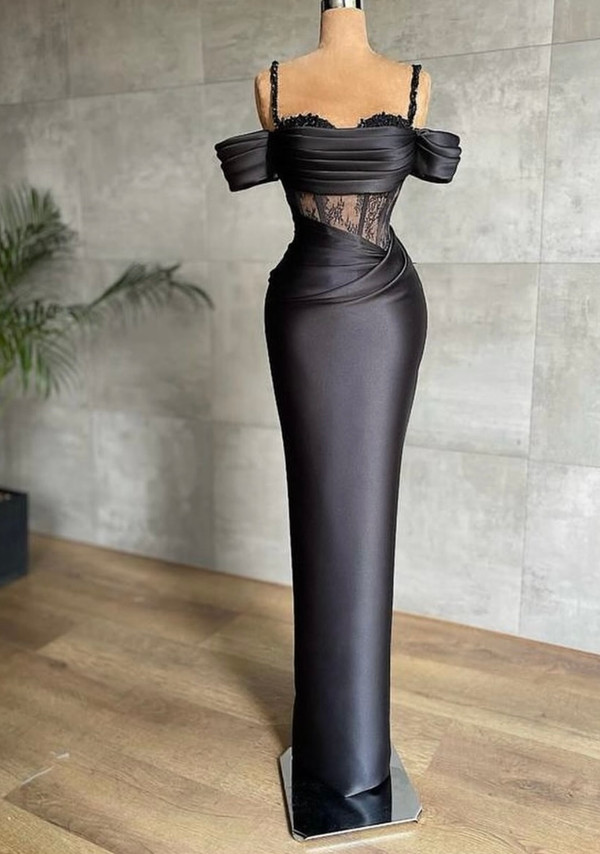 Tabja Midnight Black Evening Gown