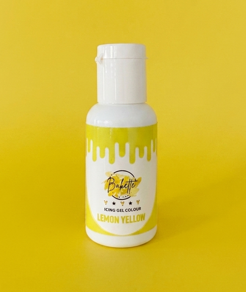Lemon Yellow Icing Gel Colour