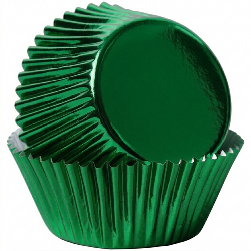 Green Foil Baking Cups Mini 32mm