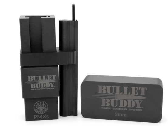 Beretta PMXs 9mm Magazine Speed Loader + Ammunition Case Bundle