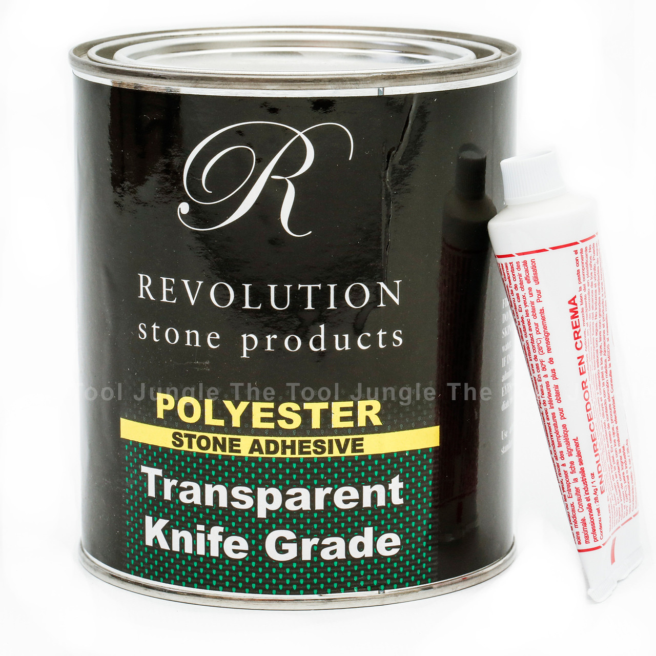 Revolution 1 Quart Solid Transparent Polyester Solid Glue For