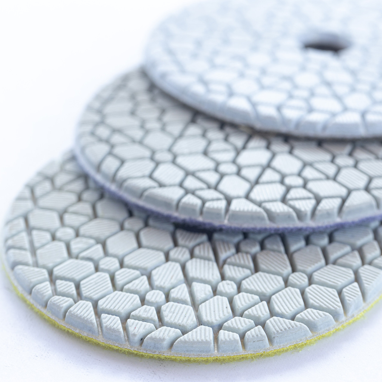 Venom Pacifica 3-Step Diamond Polishing Pads for Quartz, Granite