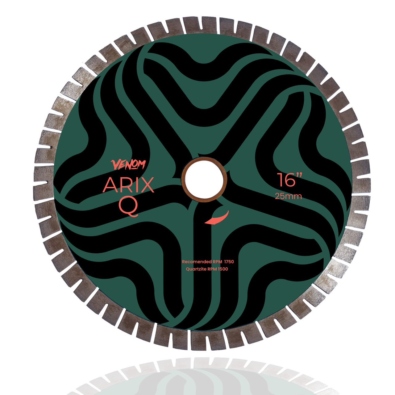 Venom ARIX-Q Diamond Bridge Saw Blade for Quartzite – 16 Inch | Venom