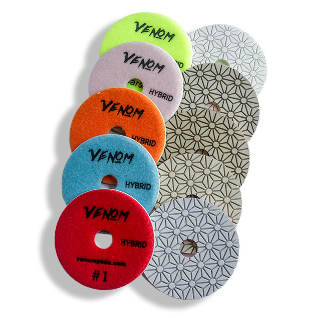 The Complete Venom 3-Step Polishing System – 5--Pad Master Bundle