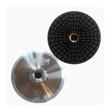 4 Inch Venom Black Mamba Speed Wheel — 30, 50, 100, 200 Grit — Black Synth Diamond Resin Cupwheel — Fast Shaping for Dark Quartz, Quartz & Granite — 5/8-11 Thread
