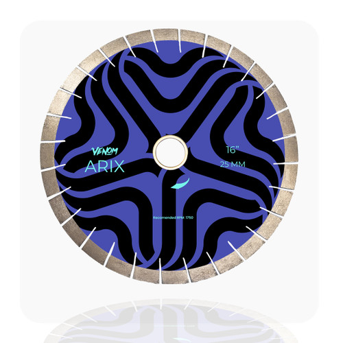 14 Inch Venom HYBRID ARIX 25mm Diamond Bridge Saw Blade for Quartz, Quartzite & Granite