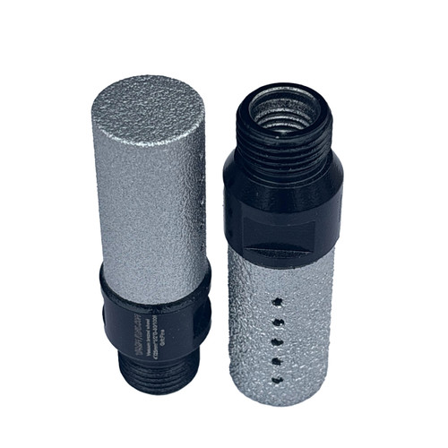 25 mm Venom CNC Vacuum-Brazed Finger Bit — 1/2 Gas — Coarse / Medium — For Granite, Marble, Quartz, Quartzite, Dekton & Porcelain