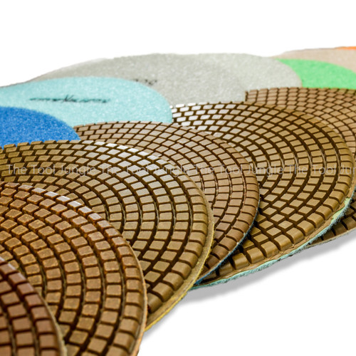 Venom SVE colored resin Diamond Polishing Pads –4 Inch