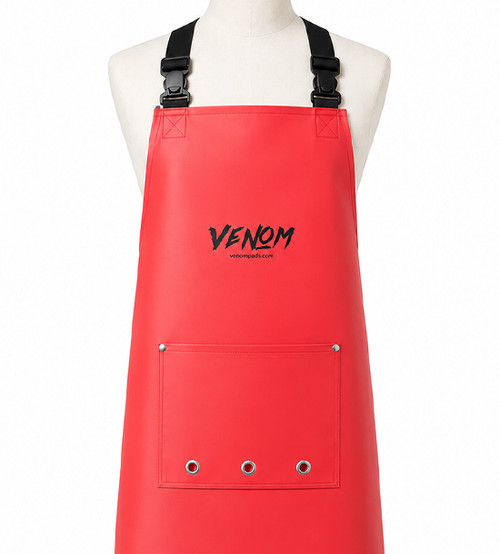 Venom Shield Pro  Shop Apron- Large RED with pockets