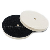 Wool and Velcro buffing pad  3 sizes