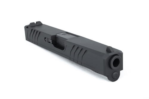 G19 Glock Slide Assembly Non-Threaded & Engraved Barrel G19 Glock Slide Assembly Non-Threaded & Engraved Barrel