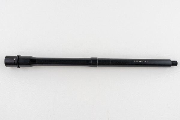 AR15 Barrel - 14.5" Medium Profile, Mid Gas - 5.56 NATO 1:7 - 4140 GBQ;  Chrome-lined; Mag Phos finish