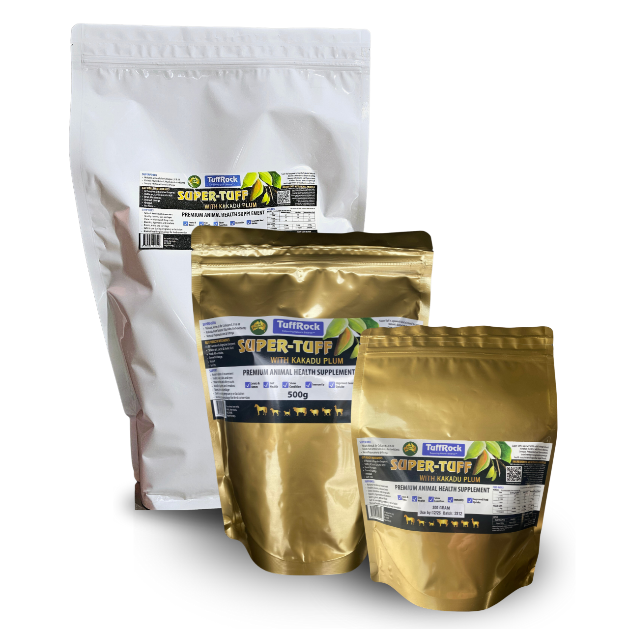 TuffRock SUPER-TUFF with Kakadu Plum Vit C Superfood Soft Packs