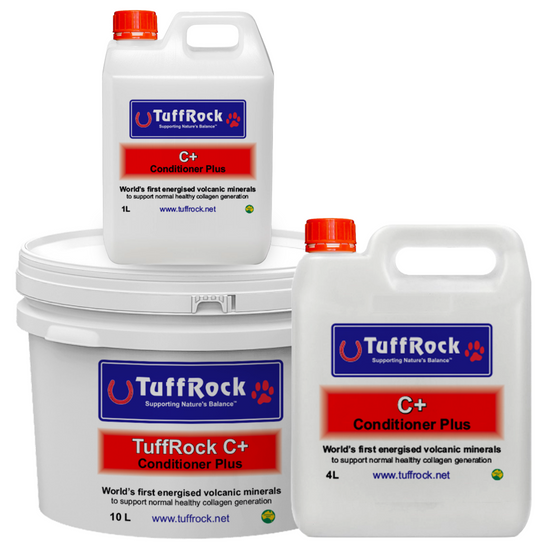 TuffRock C+ horse coat and hoof conditioner for shine and recovery