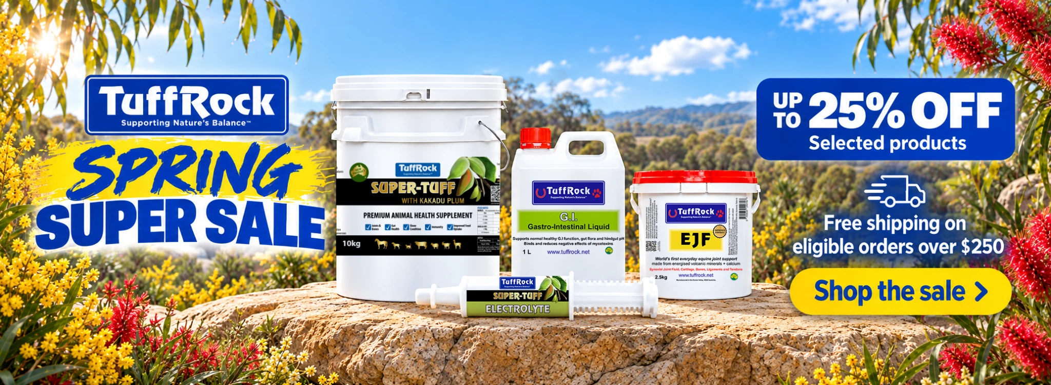 Spring Super Sale &mdash; up to 25% off selected products. Free shipping on eligible orders over $250. Shop the sale.