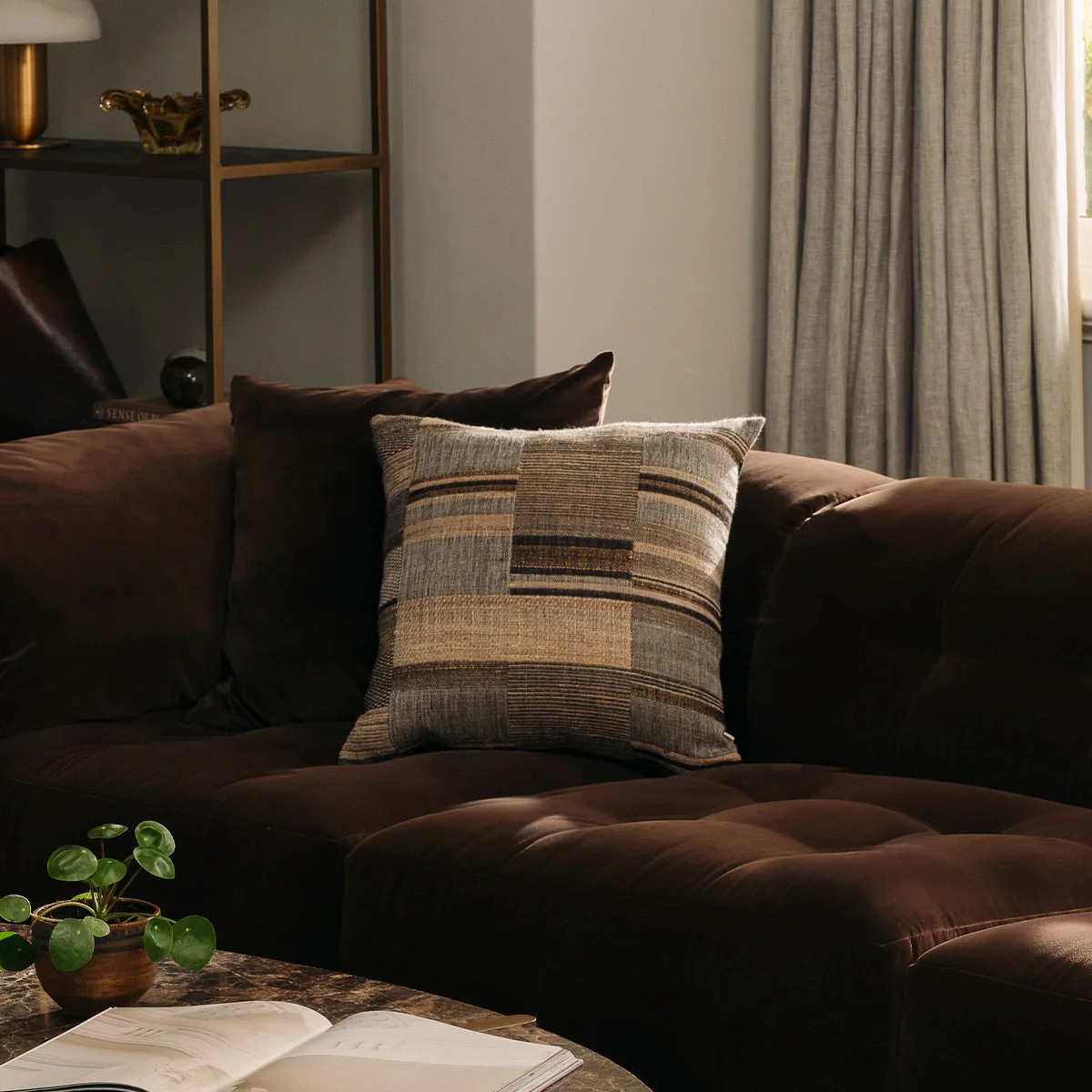 Kentucky Wool/Silk Cushion
