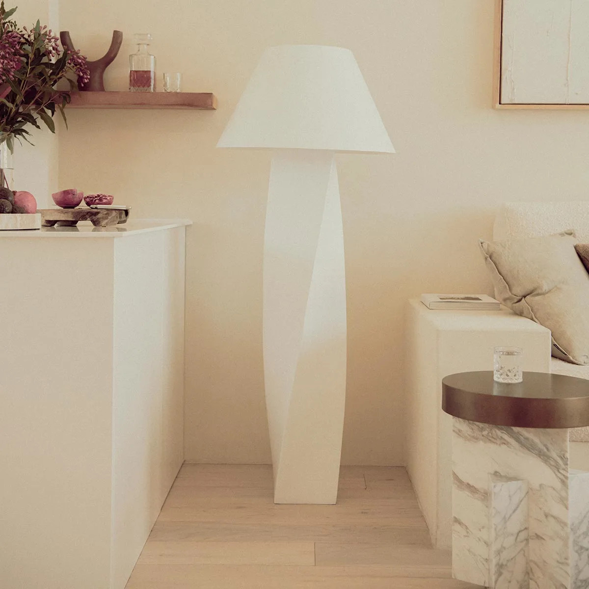 Calvin Resin Floor Lamp
