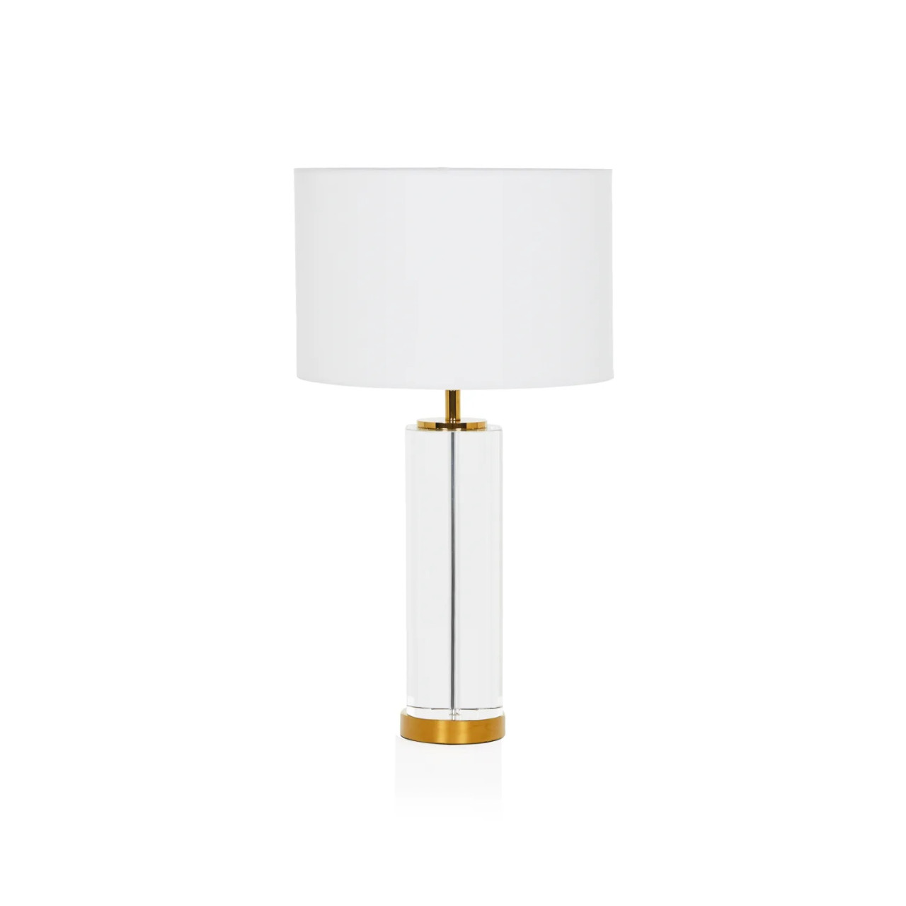 Crystal Column Table Lamp