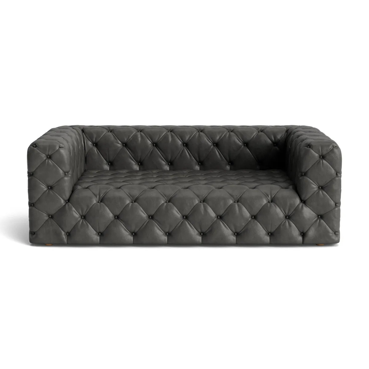 Tribeca Tufted Leather Sofa