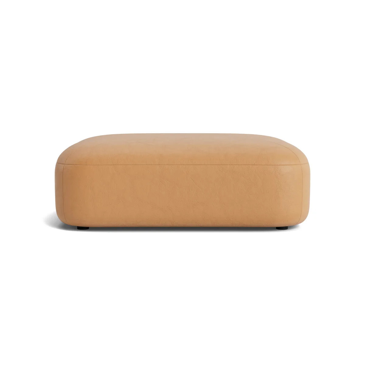 Willow Deep Leather Ottoman