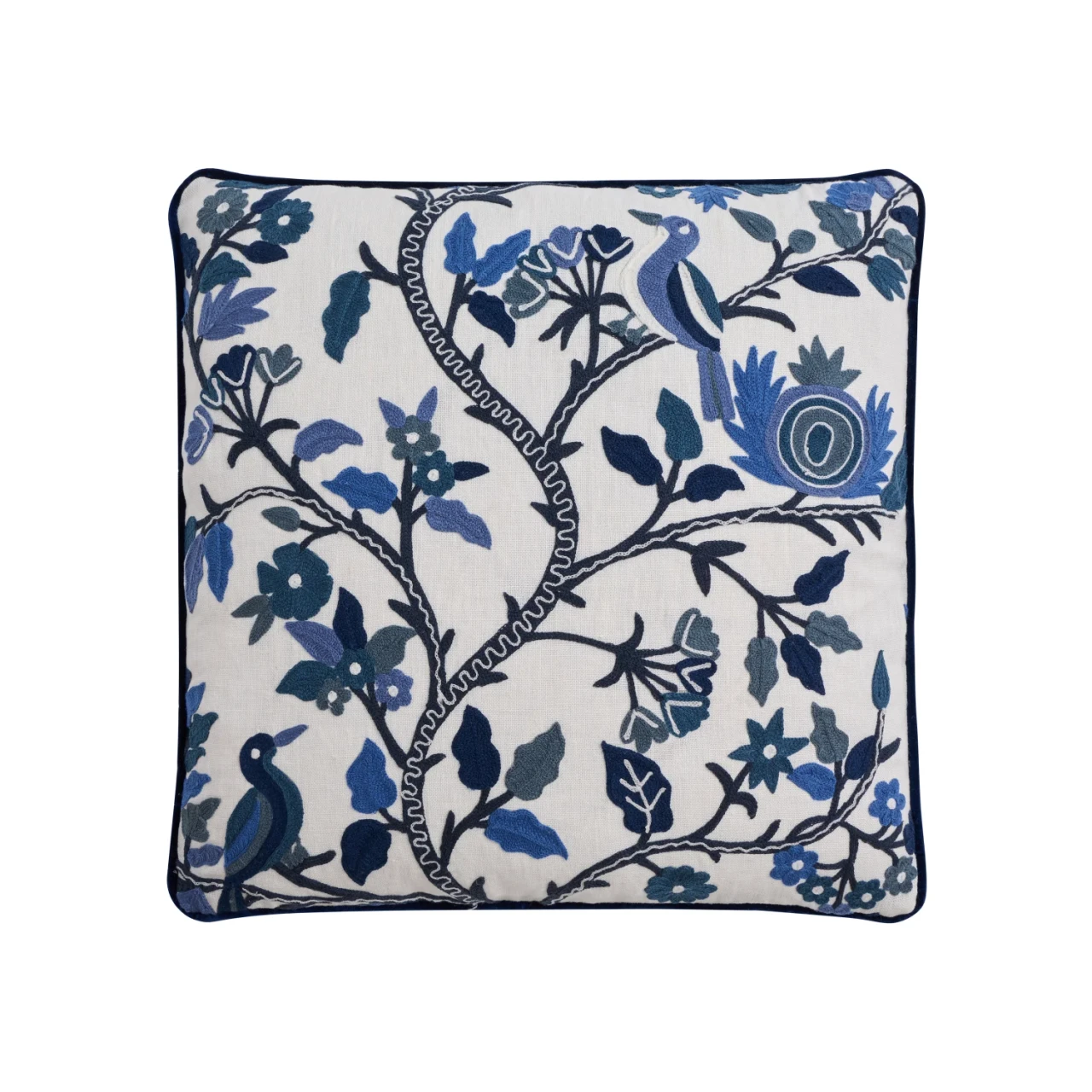 Birdsong Delphinium Cushion