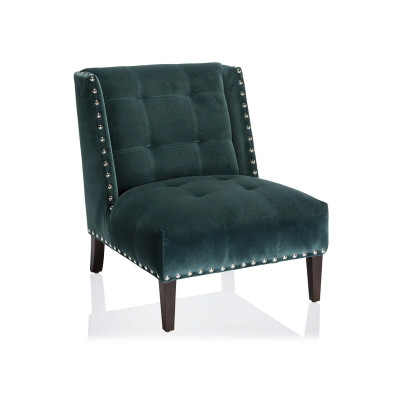 Brentwood Slipper Chair with Studs - 415003||Main Image|1
