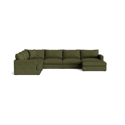Longbeach Jumbo Modular 6 Seat w Ottoman - Loose Cover - CR11-H851-0004720||Main Image|1