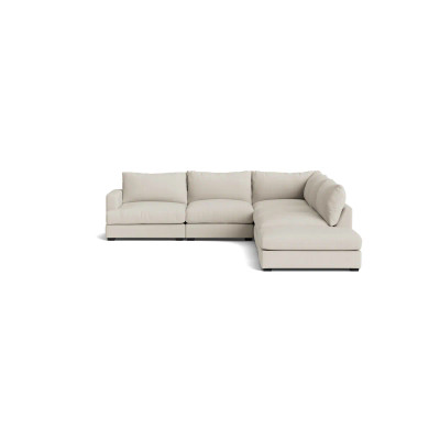 Longbeach Jumbo Modular 5 Seat w Ottoman - CR11-H851-0007018|Bolt Greige|Side Image|3