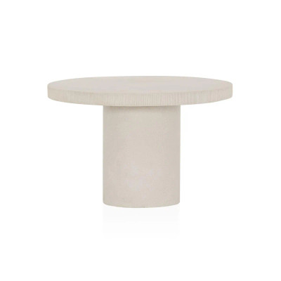 Tura Carved Stone Round Dining Table - 683853||Main Image|1