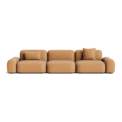Willow Leather Deep Modular Sofa - CR11-H851-0025130||Main Image|1