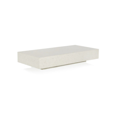 Monaco Rectangle Concrete Coffee Table - Coco Republic