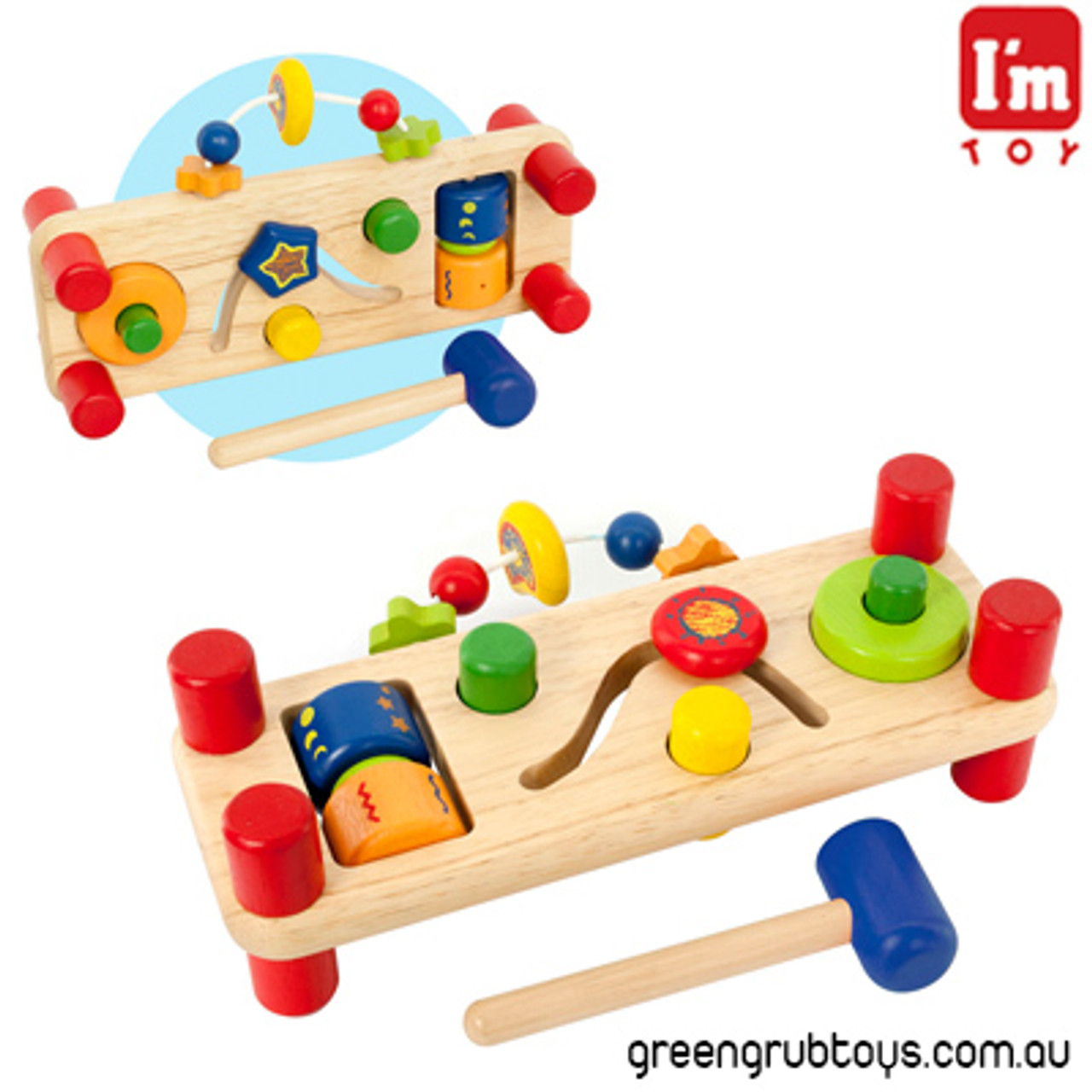 wooden activity table for kids