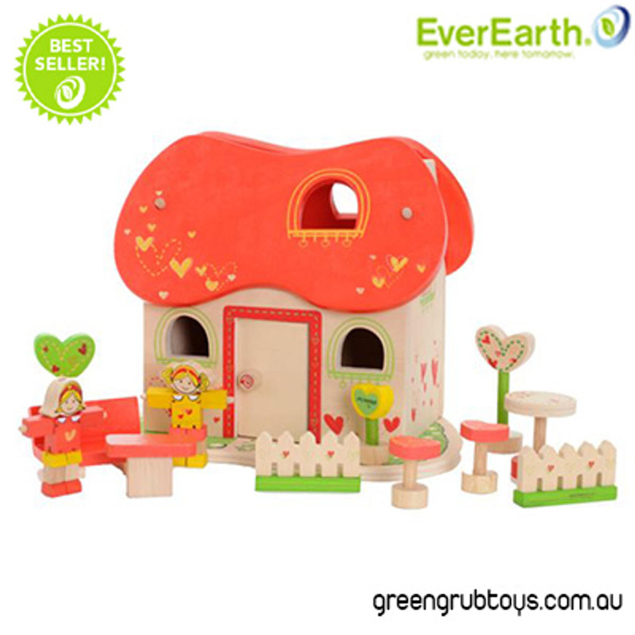 wooden fairy dollhouse