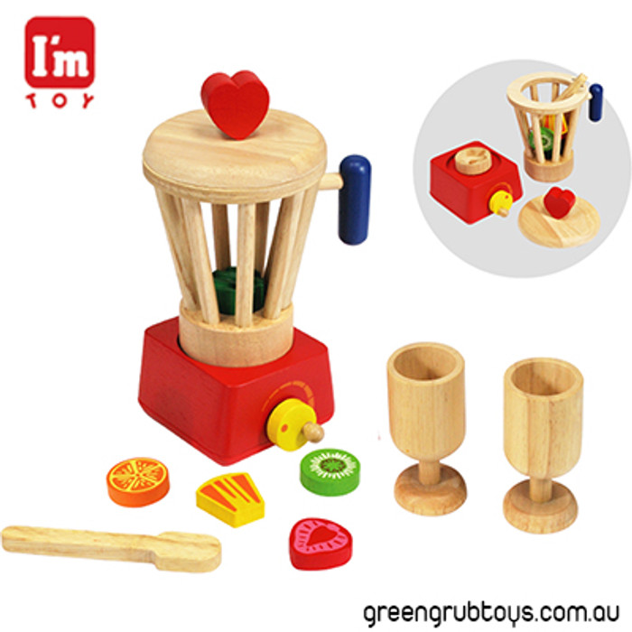 wooden toy food mixer