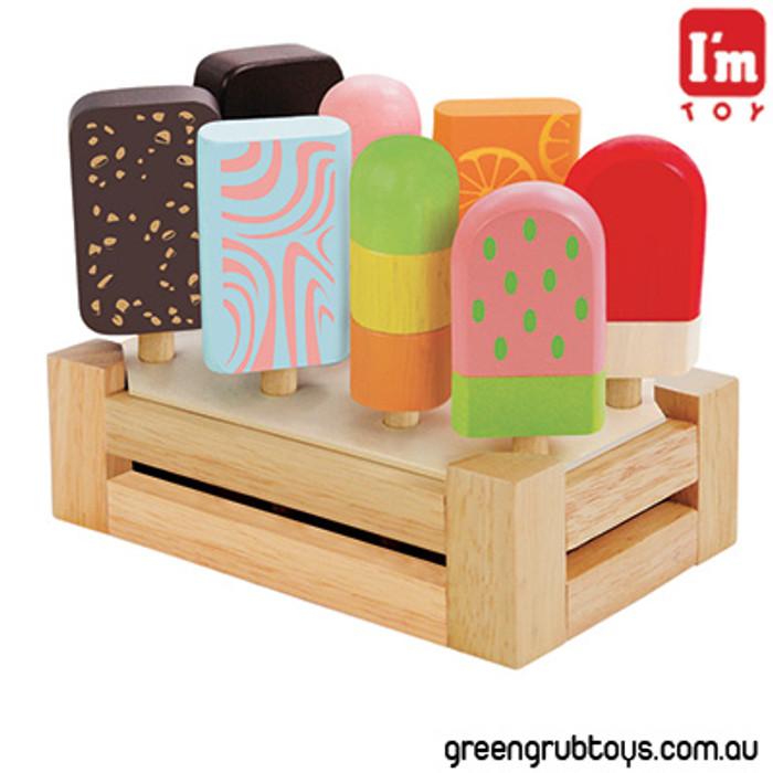 ice cream toy wooden